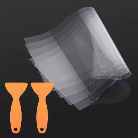 SLA/LCD FEP Film 200 x 140 x 0.1 mm FEP Release Film for Photon Resin 3D Printer, with 2pcs Plastic 