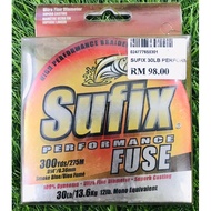 SUFIX PERFORMANCE FUSE 300YDS BRAIDED LINE TALI BENANG