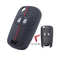 Super low price❤️2 Button Silicone Key Cover Key Bag Case FOR VAUXHALL OPEL ASTRA VECTRA Black