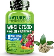 Naturelo Whole Food Multivitamin for Men 50+, 120 Vegetarian Capsules