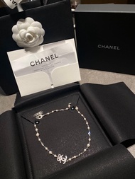 (全新 full set 8月正本單) Chanel 香奈兒 Chanel 22s twilly pink 粉紅色 爆款 絲巾 圍巾 頭巾 bag 袋 包包 Chanel card holder 卡片