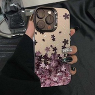 Pink Flower Suitable for 17 Phone Case Apple 15promax/14 Foreign Trade 13pro1216