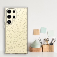 Samsung Galaxy S24/S23/S22系列 浮雕感防震雙料手機殼-ABC