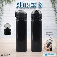 BPA-Free 750 Sports Bottle SOLID BlackML, BPA-Free Plastic Material
