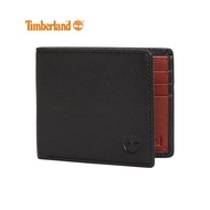 Timberland Matte Grain Leather Billfold Wallet Black