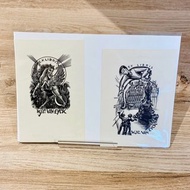 比利時藝術家 GAUDAEN,Gerard-Ex-libris-藏書票-版畫-飛馬-巨人