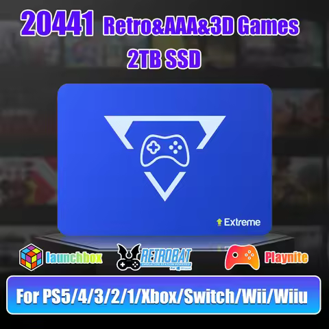 Play Zone 2TB Gaming SSD Game Console with 20000+Game &80+Emulator for PS5/4/3/2/Xbox/Switch/Wii/Wii