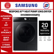 Samsung (Ready Stock+Authorised Dealer) BESPOKE AI™ LAUNDRY HEATPUMP DRYER 10kg DV10BB9440GBFQ - Sam