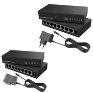 8 Port Gigabit Ethernet Switch RJ45 Hub Internet Splitter Smart Switch Ethernet Network Switch 10/10