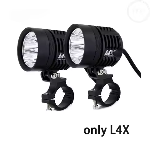 1/2PCS Motocycle Fog Lights 8000LM Moto Spotlight Waterproof Flash Motos Bulb Super Bright 12V Unive