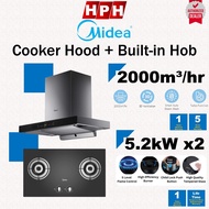 Midea Cooker Hood & Hob Combo MCH-90M80AT MCH-90J52 MCH-90J82 MCH-90V71 MCH-76MSS MCH-90F49SS MGH-76
