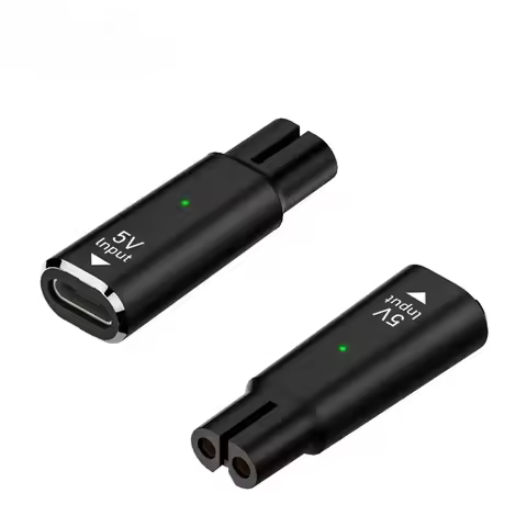 5V Type C Shaver Adapter Charging Converter for Philips One Blade QP2724 QP2834 QP4530 QP1924 with I