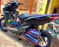 Cat Bunglon 200ml tiga warna Merah Biru Ungu GRATIS TINER PU100ml