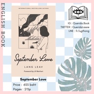 [Querida] English Book September Love by Lang Leav