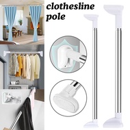 Punch-free Curtain Rod Clothes Rod Curtain Rod Adjustable Shower