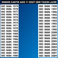 NOMOR CANTIK AXIS KARTU PERDANA AXIS 11 DIGIT 4G LTE LANGKA