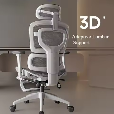 Gamer Chair Ergonomic Swivel Racing Office Chair 3D Spine Support Mesh Seat High Resilient Foam Sill