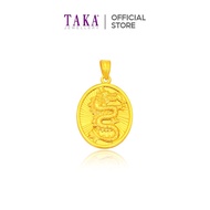 TAKA Jewellery 916 22K Gold Pendant Dragon