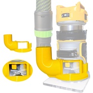 Penyesuai Hos Router Trim Serasi dengan Dewalt DCW600, Aksesori untuk Router Dewalt, Modul Penyedut 