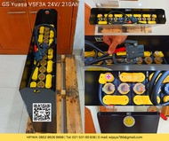 Aki Pallet Stacker GS Yuasa VSF3A 24V/ 210Ah | Wijaya Equipments(WE)