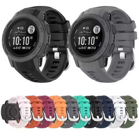 Strap For Garmin Instinct 2s Smart Watch Soft Silicone Replacement Wristband Bracelet For Garmin Ins