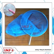 serokan udang kecil / jaring serokan ikan / siap pakai / lubang anyam 3 mm / jaring serok ikan teri