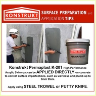 ∏ Boysen Konstrukt Permaplast High Performance Acrylic Skimcoat K-201 - 4 Liters