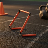 Foldable Training Hurdle Black Joints Agility Hurdle Speed Agility Hurdles Indoor Outdoor Use Adjust