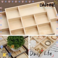 DAPHNE Storage Wooden Box Multi Grid Plant Pot Stand Jewelry Display Pallet Desktop Organizer