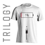 Trilogy Tumblr Premium Brand T-Shirt iphone Phone Low Bat Charge Tshirt