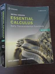 軼田書集《Essential Calculus 4/e》9789579282079｜Larson｜些微書斑劃記，封面磨痕