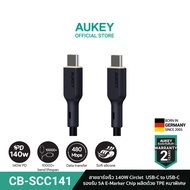 [สำหรับ iPhone 16]AUKEY CB-SCC141 Circlet Blink 140W สายชาร์จเร็ว 5A แบบ USB C to USB – C PD Cable ร