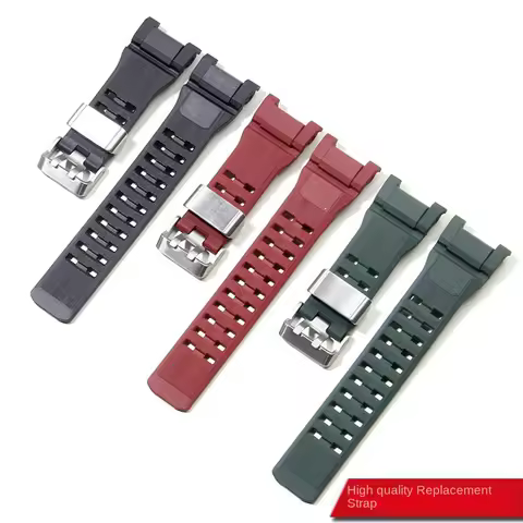 GWGB1000 Watch Band For Casio G-SHOCK MUDMASTER GWG-B1000‌ Black Green GWG-B1000-1 Red 5713 Resin St