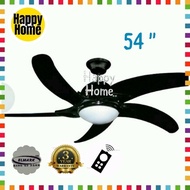 Elmark 98107 LED (RGB) VIPER 54-Inch 5 Wooded Blade come with light Remote Ceiling Fan