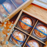 【兩盒免運】玫瑰蛋黃酥 (四入禮盒)