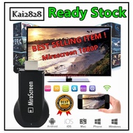 projetor skrin telefon bimbit 1080P Original Mirascreen Phone Mirror TV Screen Like Mira Cast MiraCast AnyCast ChromeCas