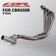 For Honda CBR650R CBR650F CB650F CB650R 2014-2025 motorcycle exhaust stainless titanium front link p