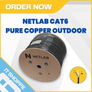 50M 100M PURE COPPER Outdoor UTP Lan Cable Cat6 Cat6E SOLD PER METER / RJ45 CRIMP