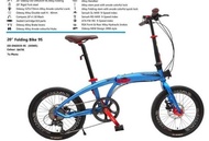 Sepeda Lipat Folding Bike Odessy Doms 20 Alloy Hidrolik Cp8127267
