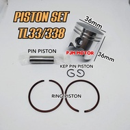 TL33 Piston Seher komplit Mesin Potong Rumput BG 330 338 Tl33 tanika