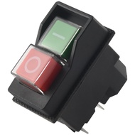 Waterproof Electromagnetic Push Button Switch 5 Pins KJD17 220-240V Coil Magnetic Starter Power Tool