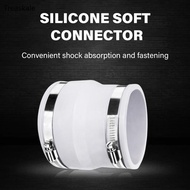 TREA Round to Oval Duct Connector Ventilation  Reducer Adapter  Air Duct Adapter  Connector with Ste