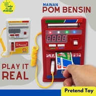 Mainan Anak Pom Bensin Lampu dan Suara Mini SPBU Pretend Play it Real