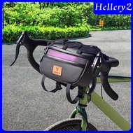 [Hellery2] Bike Handlebar Bag Riding Accessories Practical Large Capacity Bike Front Bag for Travel Outdoor Folding Bikes Mountain Bikes