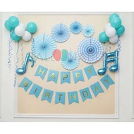 Papergarland Number Balloon Decoration Package contains 6 (PD48)