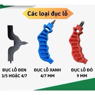 PE pipe hole punch specialized for punching holes in 6mm - 8mm on PE pipes 16mm, 20mm, 25mm... to at