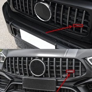 ABS Car Front Grill Grille Badge Emblem Sticker For Mercedes Benz AMG Logo W212 W213 W202 W211 W176 