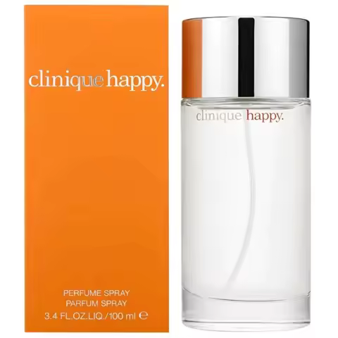 Clinique Happy Women Perfume Spray, Floral Fruity Fragrance, 100ml 3.4FL OZ Bright Citrus Fresh Scen
