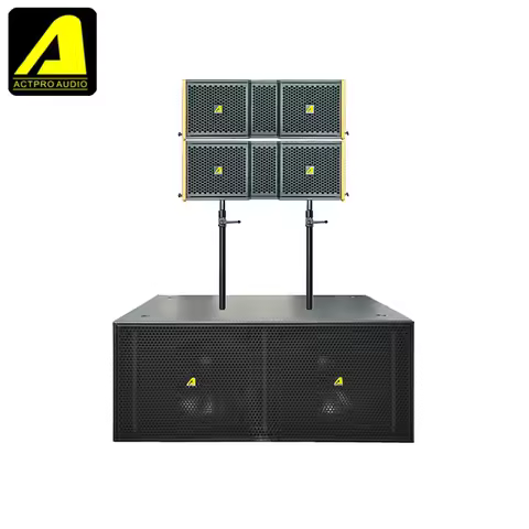 Outdoor concerts, music festivals, indoor churches, dual 10-inch 2-way line array AS210 stage speake