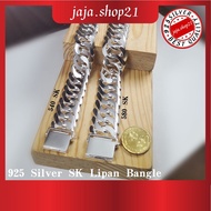 READY STOCK | Original 925 Silver 540 SK/580 SK Lipan Bangle For Men | Gelang Tangan Lelaki SK Lipan Bangle Perak 925
